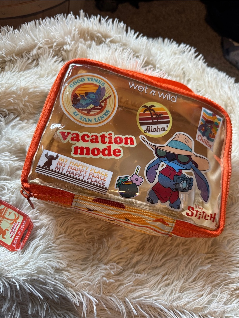 wet n wild Disney Stitch LIMITED EDITION travel pouch 🧡✨